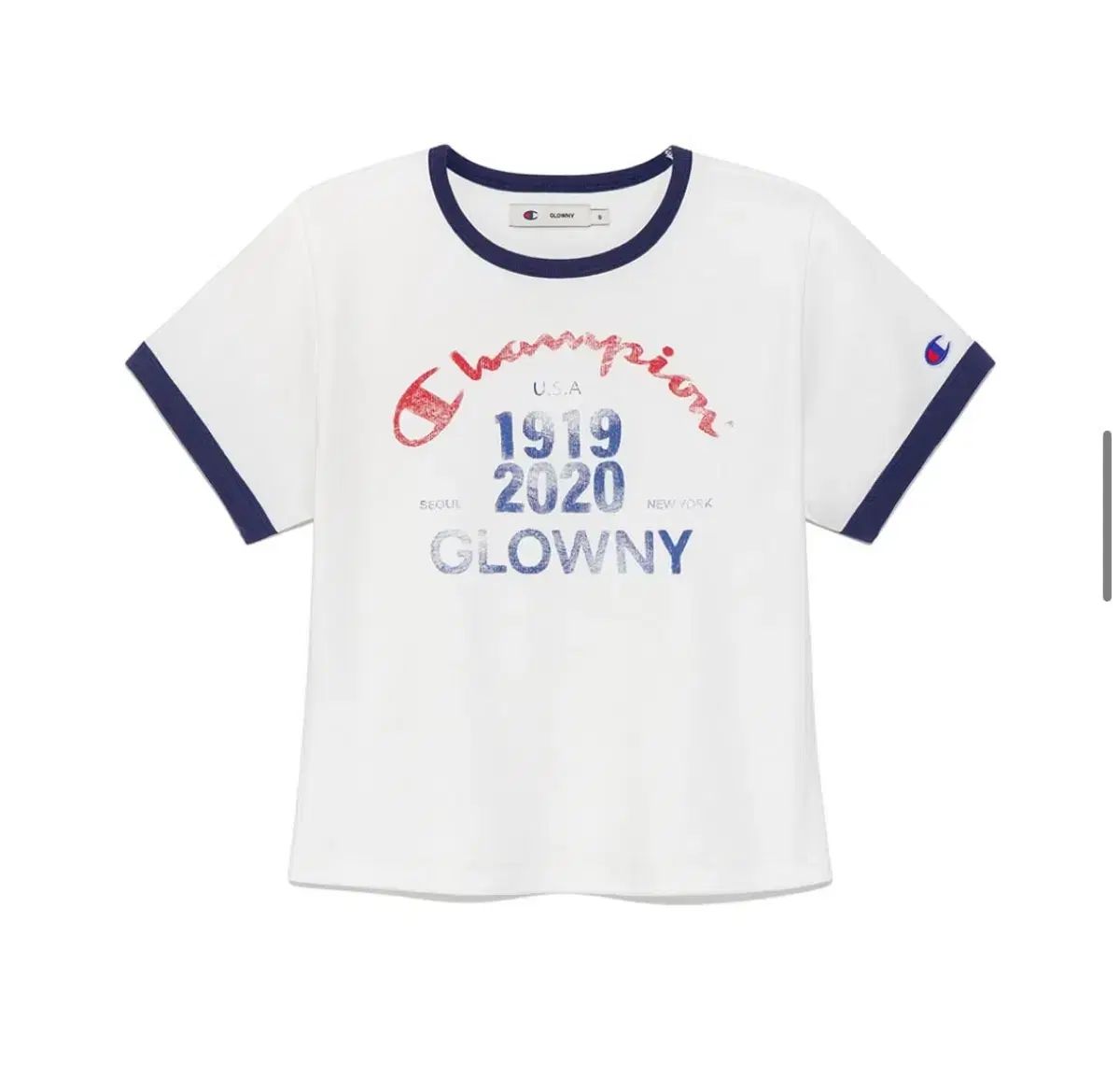 未開封/L チャンピオン X グロウニー リンガー Tシャツ White