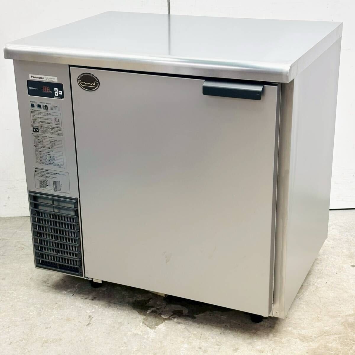 2026年製 パナソニック 冷蔵コールドテーブル SUR-UT861LB1 W800×D600×H800 台下冷蔵庫 業務用1ドア冷蔵庫 単相100V 中古 厨房