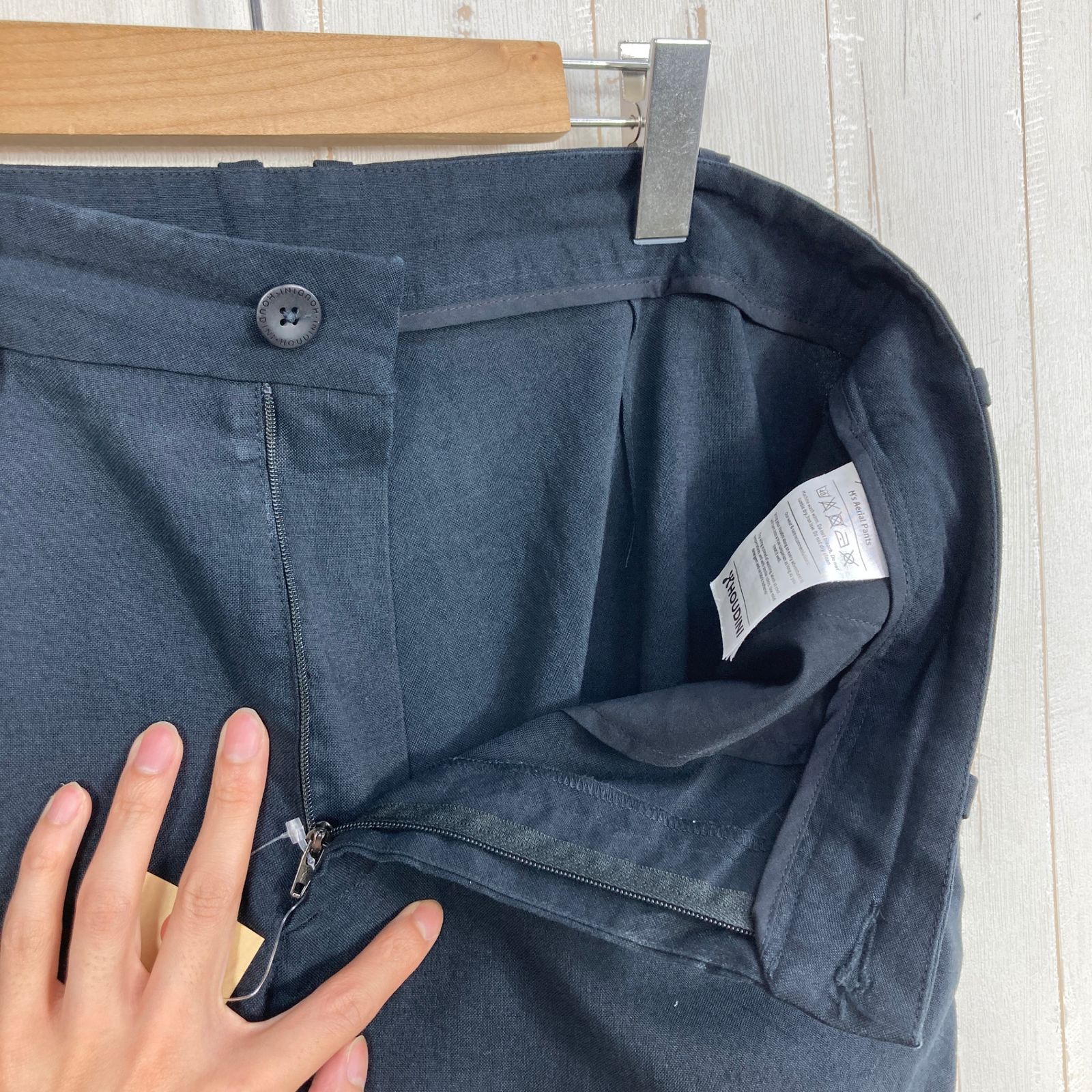 ✉️Men's L ブラック系 Houdini ( フーディニ ) エリアル パンツ