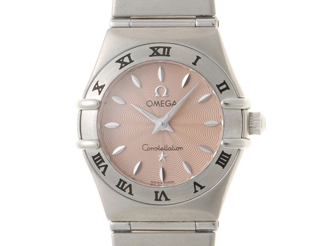 OMEGA オメガ コンステレーション 1562.62 腕時計 ステンレススチール ピンク文字盤 クオーツ レディース【中古】【【472】HK】