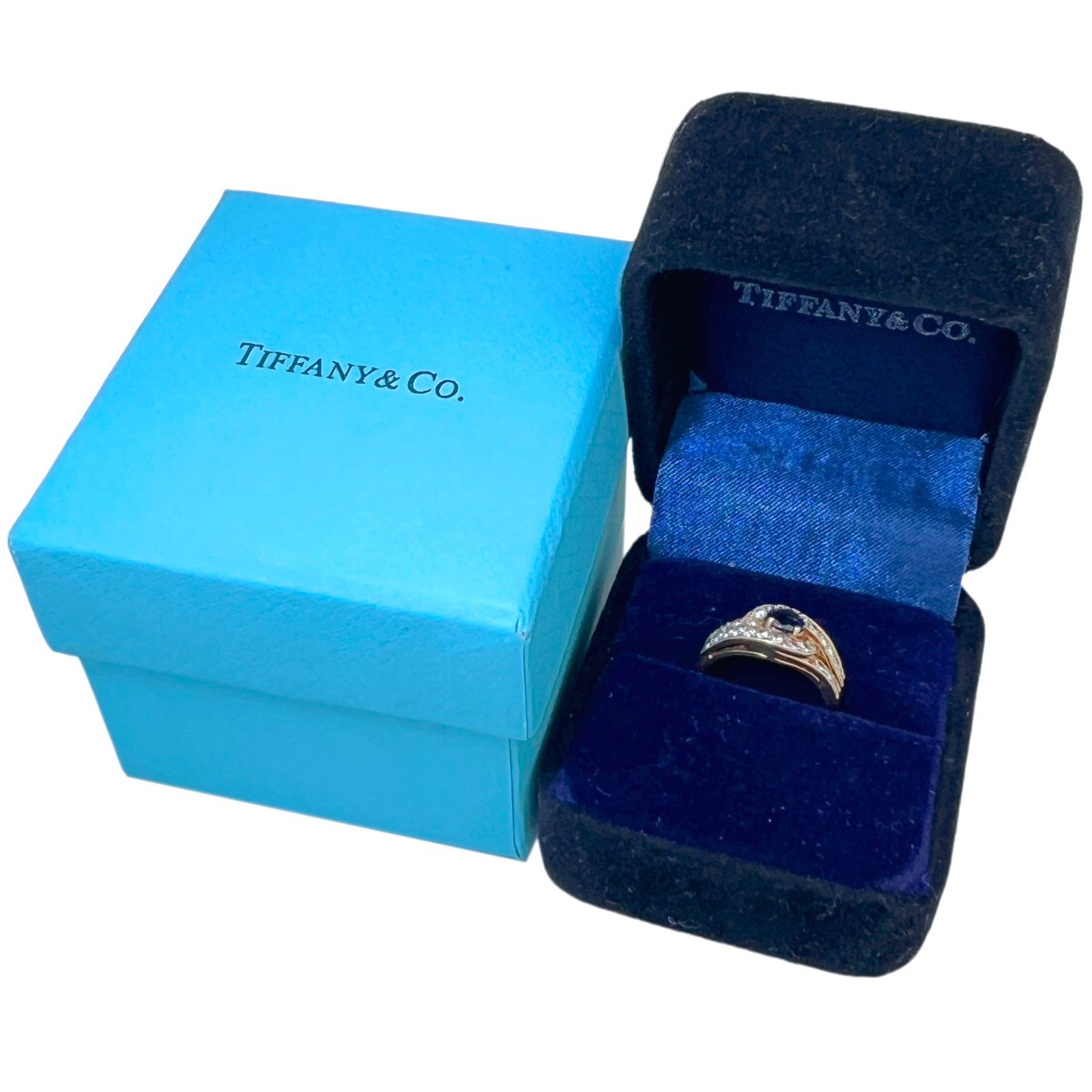 TIFFANY ＆ Co. ティファニー シルバーリング サファイア Tiffany & Co. リングサファイア 【公式通販】