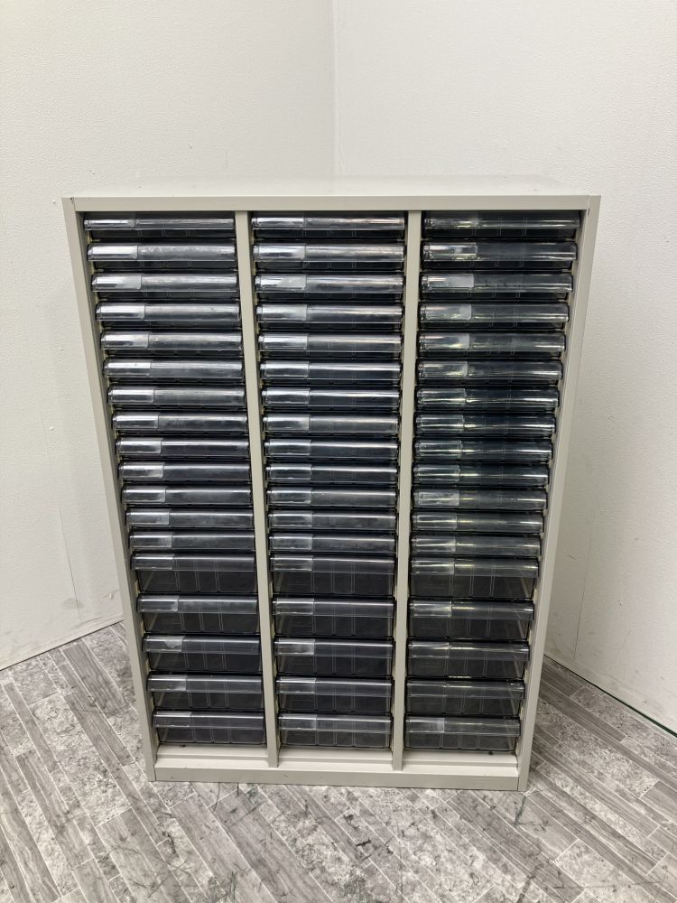 【中古品】オカムラ SAシリーズ A4クリアケース書庫 F505AC Z13 グレー