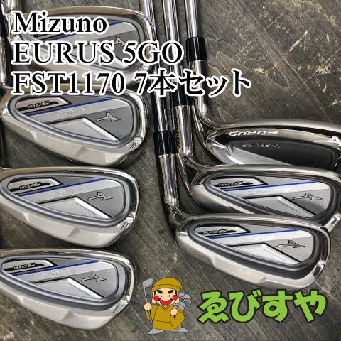 狭山■【中古】 アイアンセット ミズノ EURUS 5GO FST1170 7本セット UNI 31[3096]