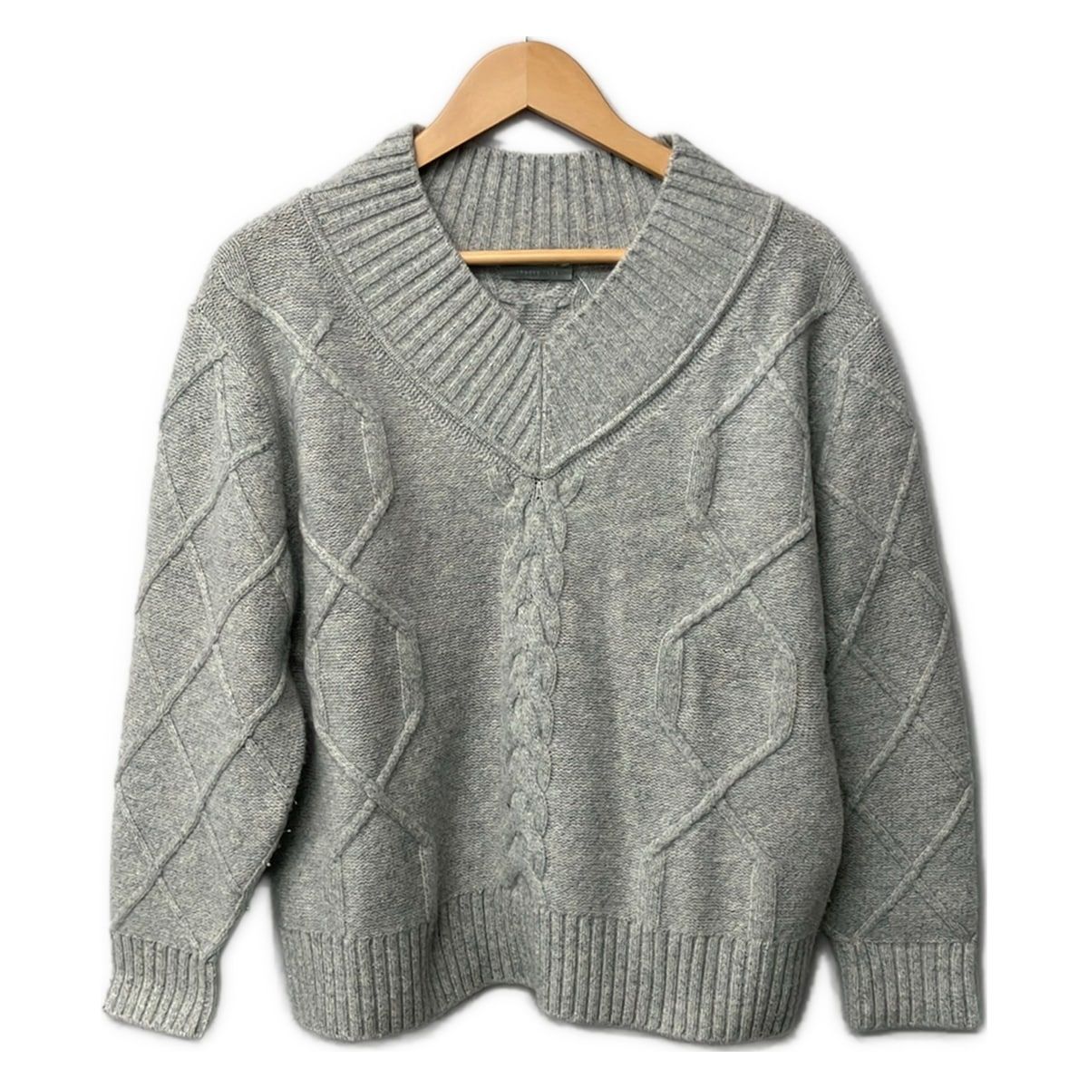 theory luxe(セオリーリュクス) 長袖セーター サイズ038 M レディース美品 - ライトグレー Vネック/カシミヤ混