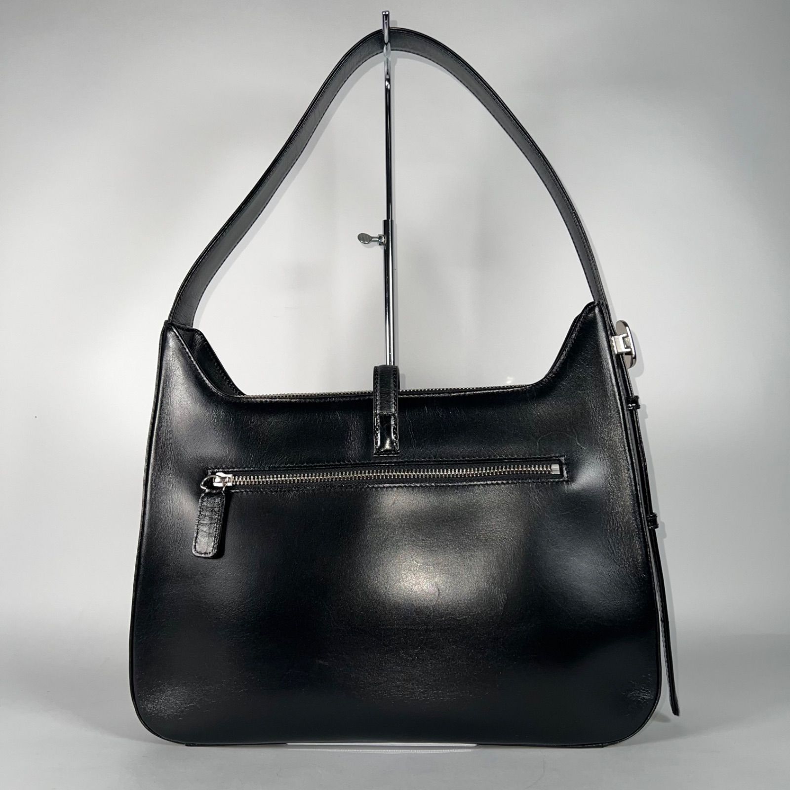 B139 courreges クレージュ ショルダーバッグ ワンショルダー ブラック 