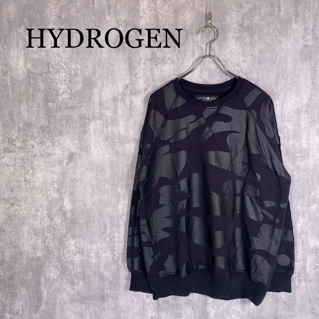 HYDROGEN』ハイドロゲン (XL) 迷彩柄クルーネックトレーナー - メルカリ