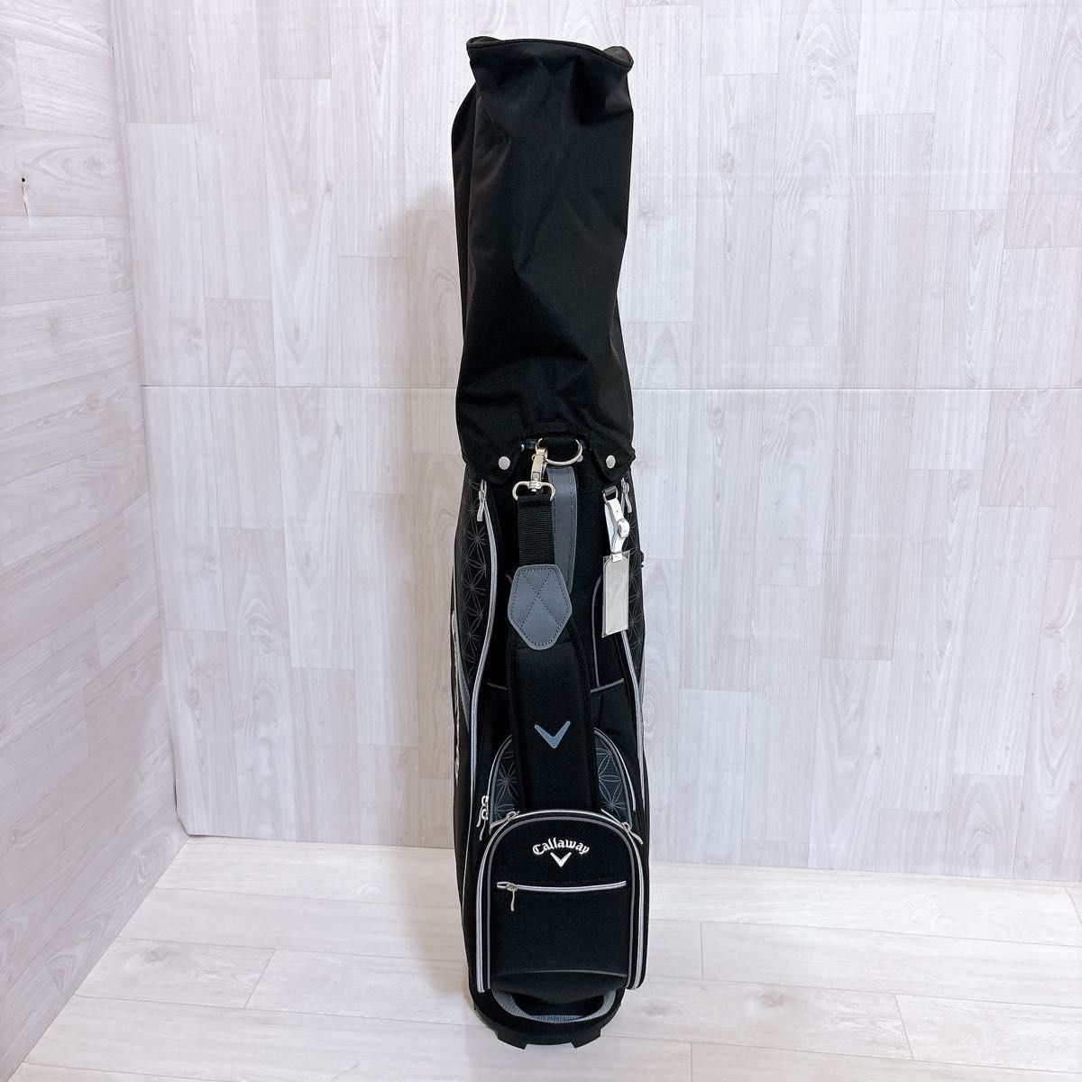 Fitway フィットウェイ　7インチ　レディース　ブラック　ゴルフバッグ 美品 Fitway フィットウェイ レディースゴルフセット 10本 初心者 右