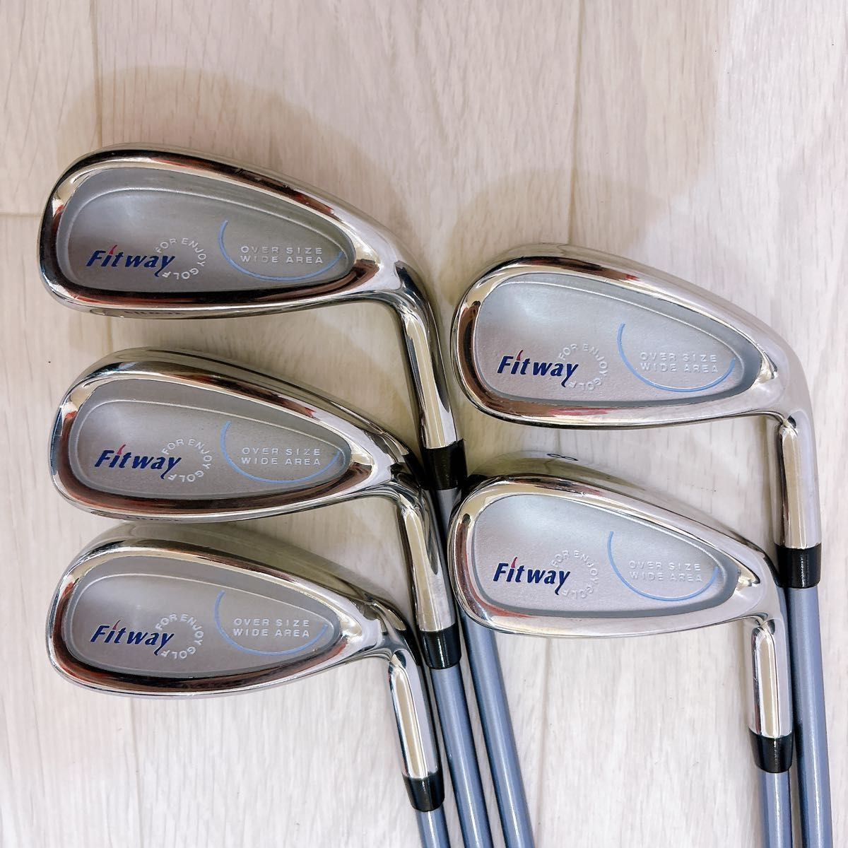 美品 Fitway フィットウェイ レディースゴルフセット 10本 初心者 右