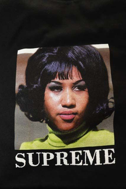 シュプリーム SUPREME 26SS ARETHA TEE BLACK XL アレサ フランクリン 