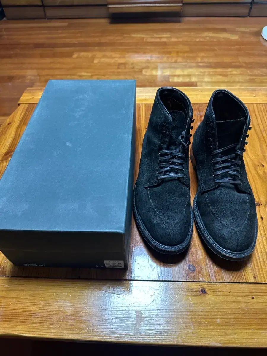 ALDEN x J.Crew スウェード タンカー ブラック 9D/270サイズ