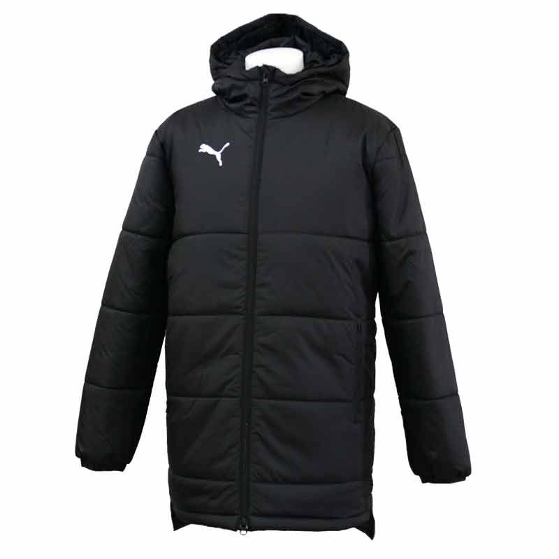 PUMA(プーマ) Bench JKT サッカー ウェア ハーフコート ジャケット・ジャンパー 657820-03、(03)Black-White
