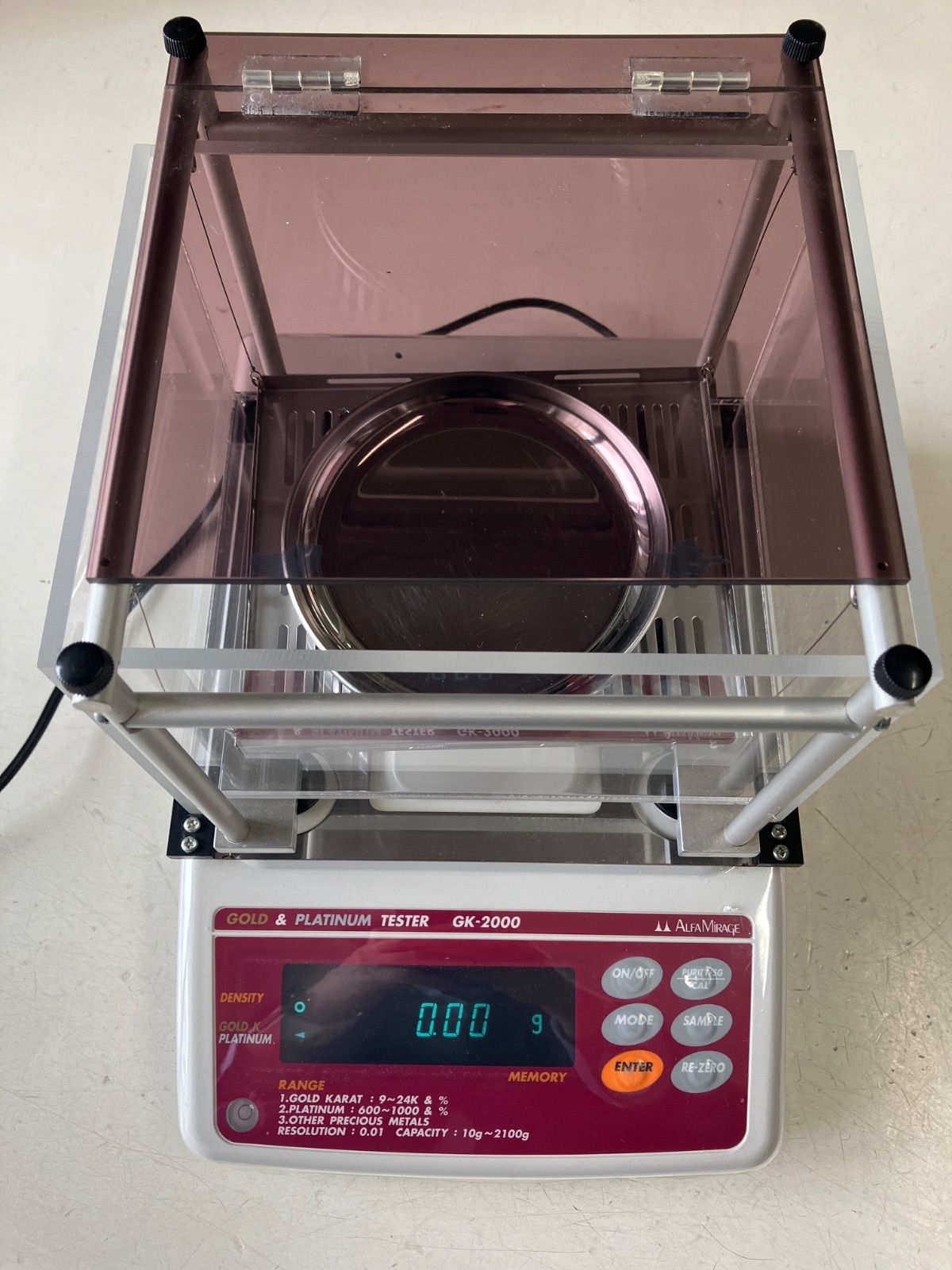 貴金属テスター 比重計 GK-2000 ALFA MIRAGE アルファミラージュ 【中古】 取説無し 外箱無し 金 判定 純度判定 金・プラチナ 買取 リユース