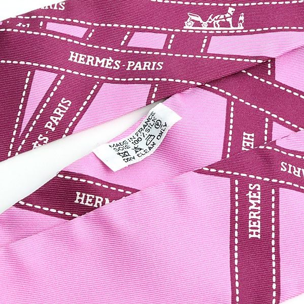 広尾店】美品 エルメス HERMES ツイリー スカーフ ボルデュック柄