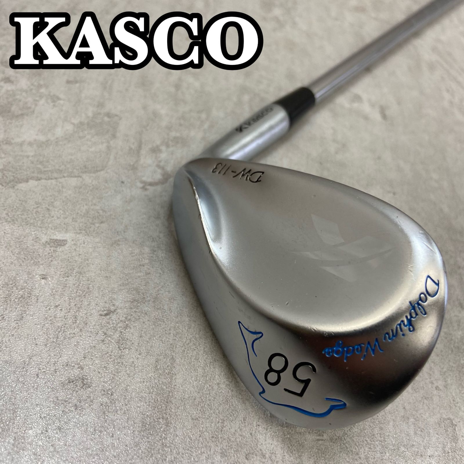 キャスコ ドルフィンウェッジ DW-113 メンズゴルフ 58° S 右利き用 SW サンド Kasco Dolphin Wedge