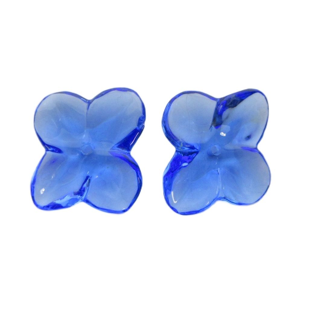 バカラ Baccarat オルテンシア ピアス チャームのみ アクセサリー 付け替え クリスタル 花 青 ブルー ■GY18 /MQ 7,120円