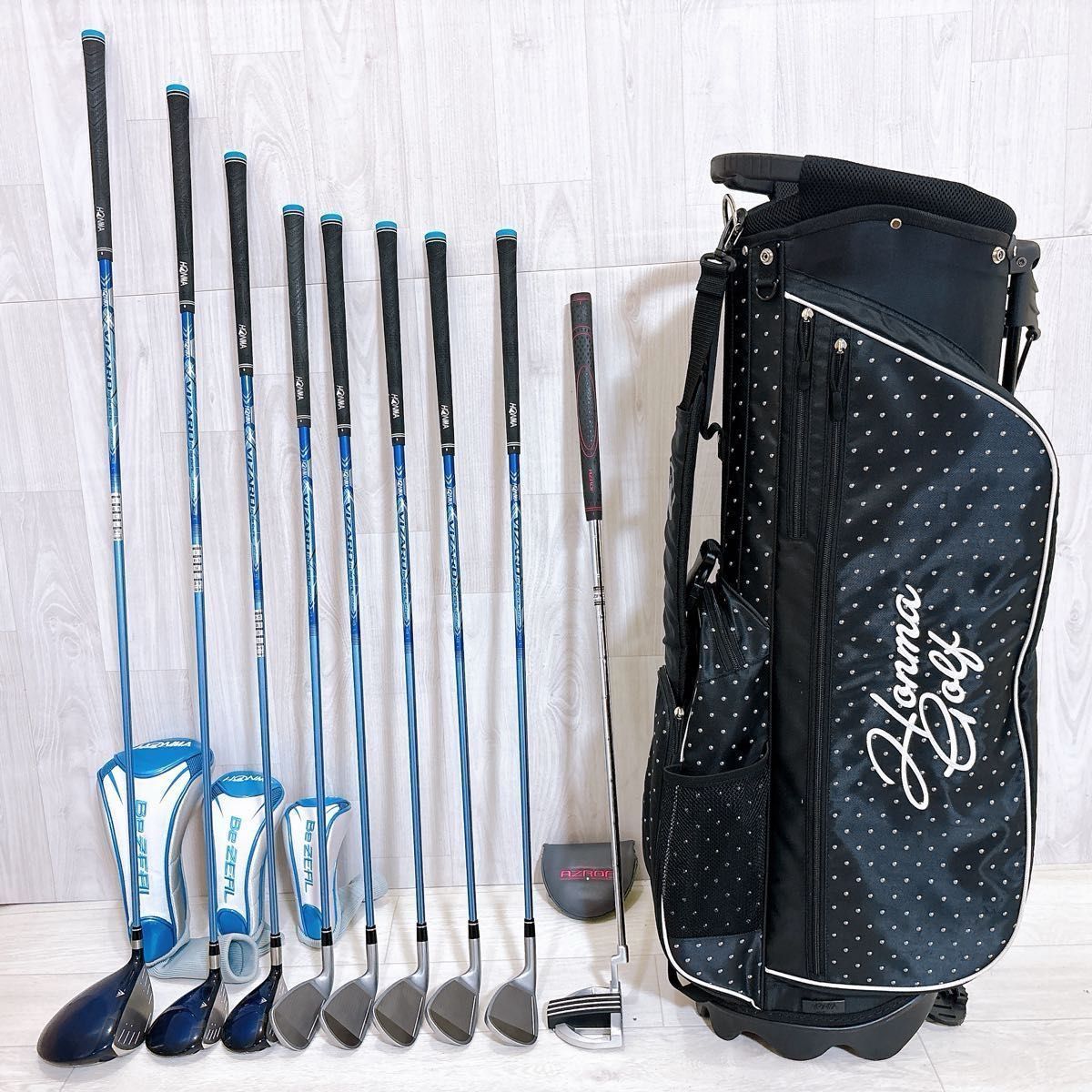 美品 HONMA Be ZEAL 535 ビジール レディースゴルフセット 9本 初心者