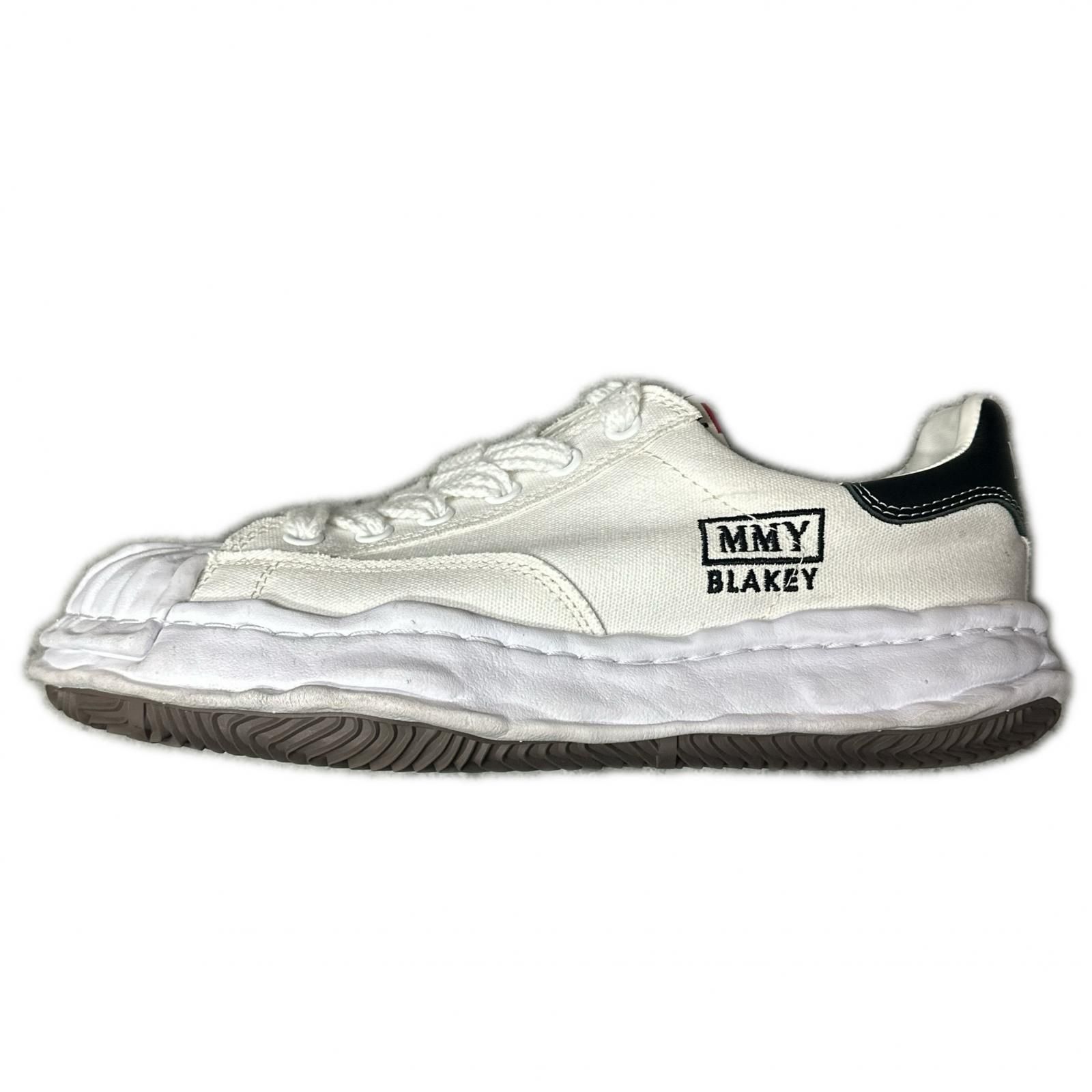 Maison MIHARA YASUHIRO BLAKEY OG Sole Canvas Low-top Sneaker ブレイキー ローカットスニーカー メゾンミハラヤスヒロ A08FW735 ホワイト 43 27.5cm (15545M)