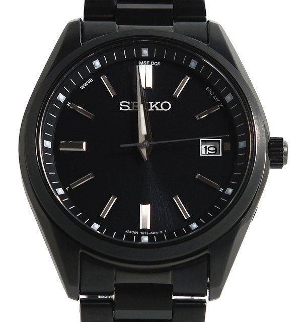 箱付 美品 SEIKO セイコー セイコーセレクション SBTM325 7B72-0AC0 電波ソーラー メンズ