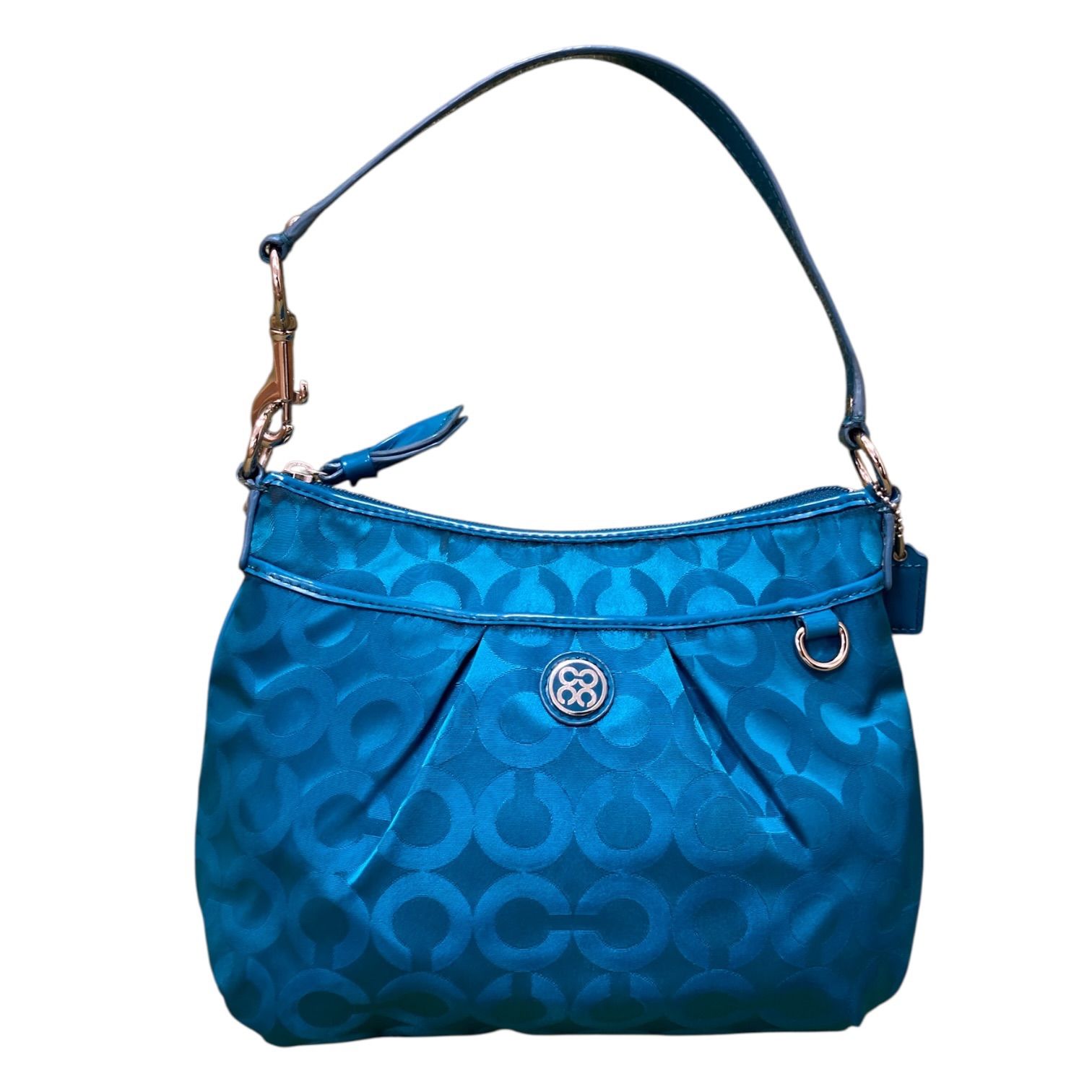 COACH コーチ キャンバス×ナイロン ワンショルダーバッグ 45382 ブルー キングラム[01] 6,688円