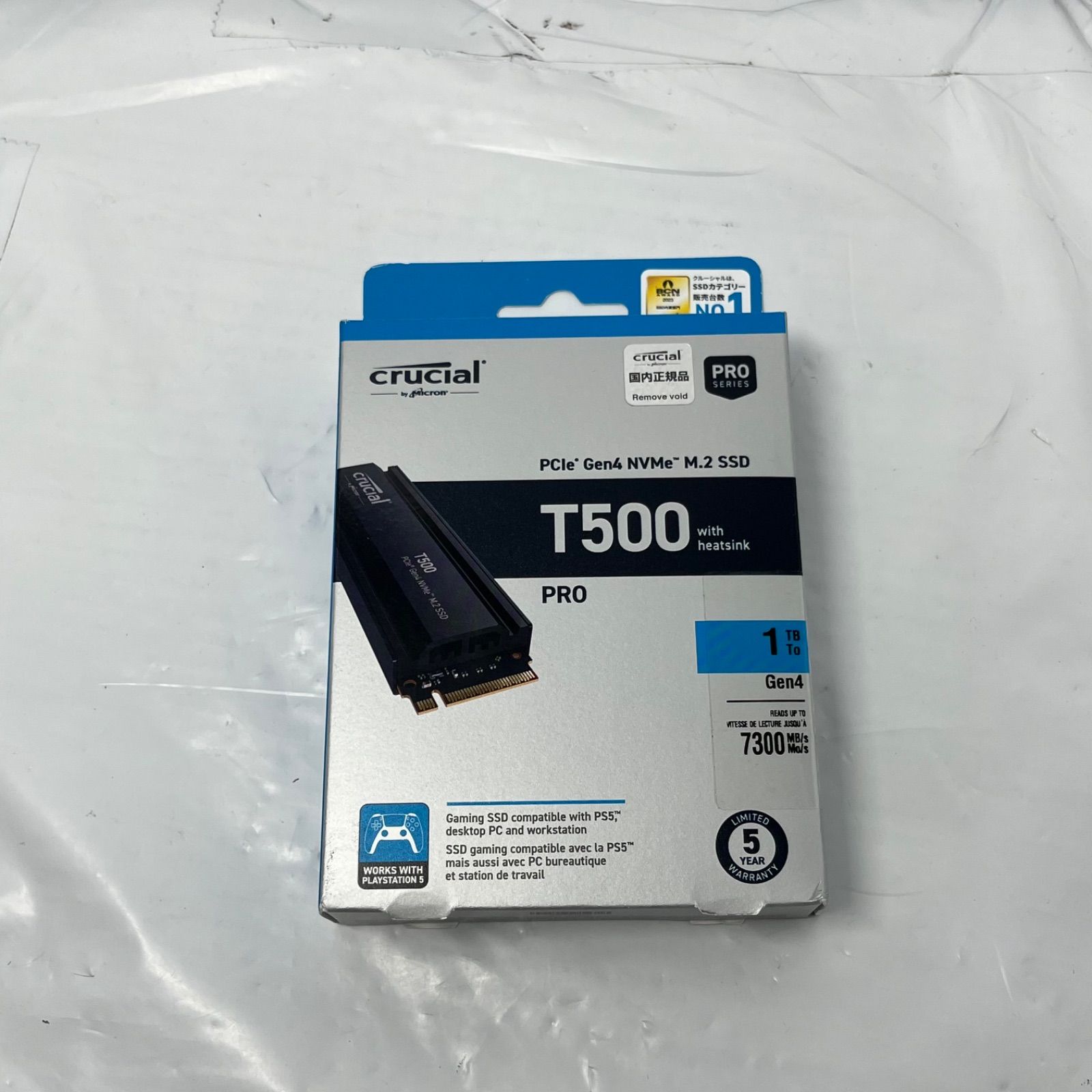 Crucial T500 1TB SSD ヒートシンク付 NVMe M.2 - メルカリ