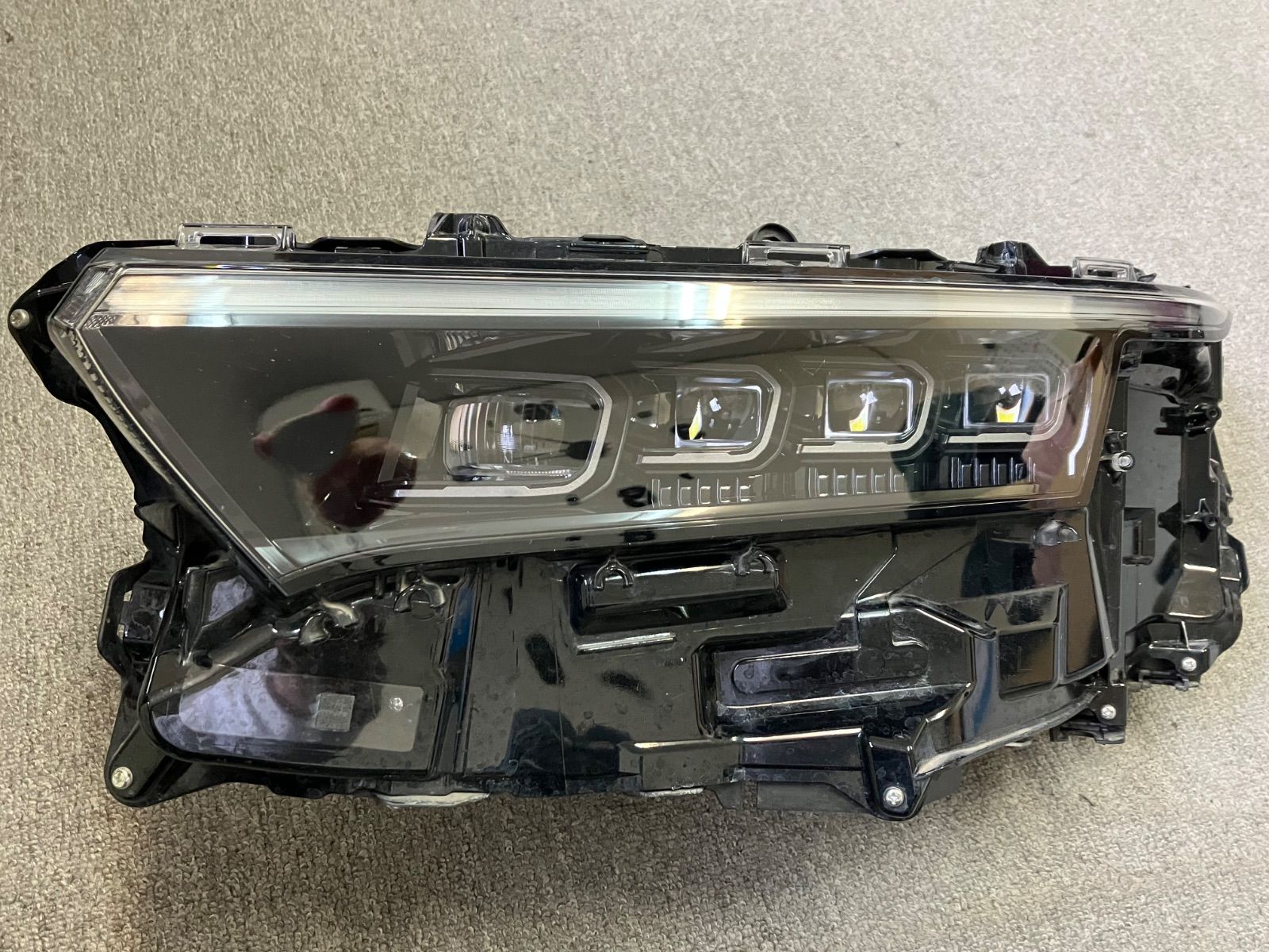 クラウン クロスオーバー LED ヘッドライト 左 助手席側 トヨタ クラウン クロスオーバー TZSH35 純正 LED 4眼 ヘッドライト L KOITO30-461 打刻42 美品