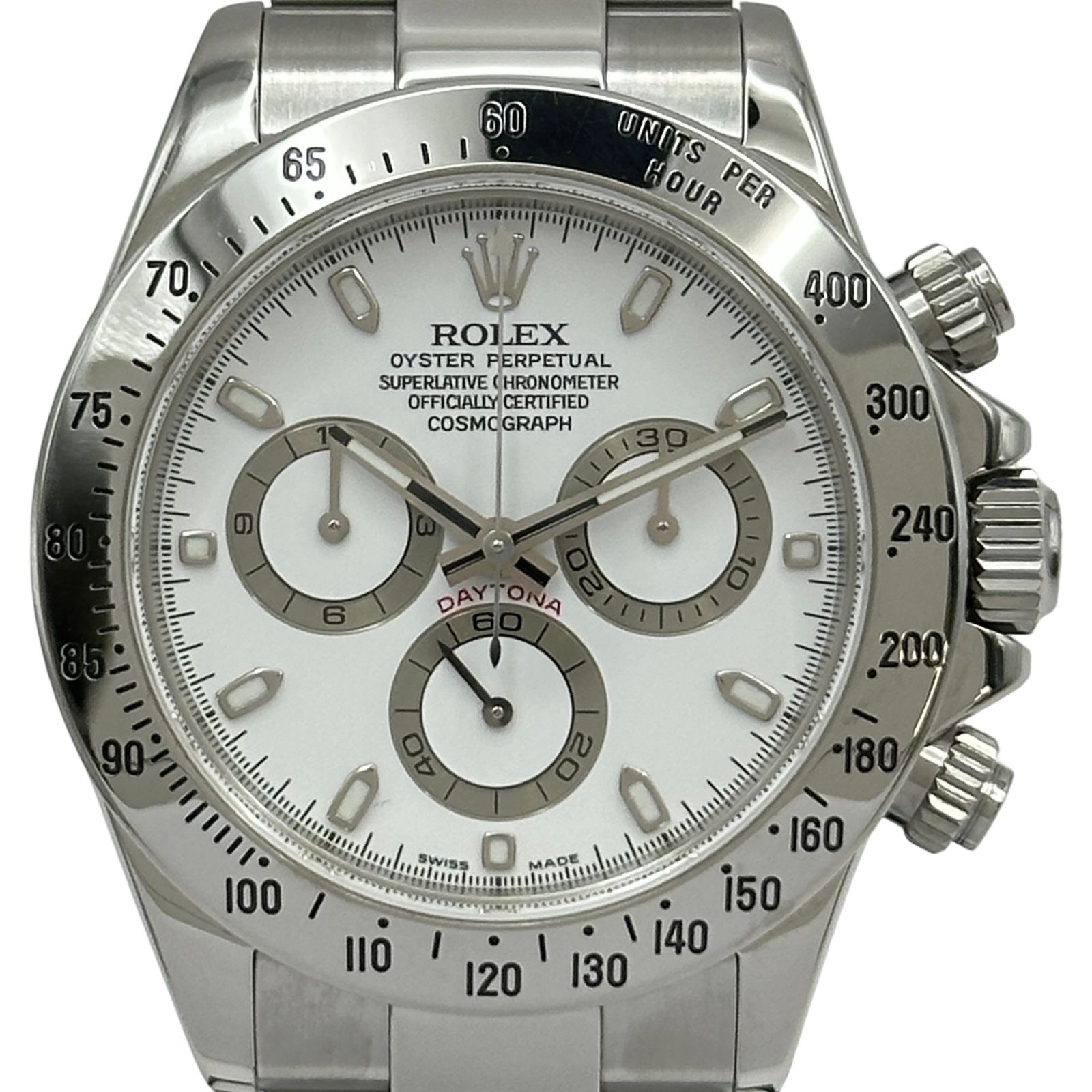 ロレックス ROLEX デイトナ 116520 ホワイト ステンレススチール 自動巻き メンズ 腕時計