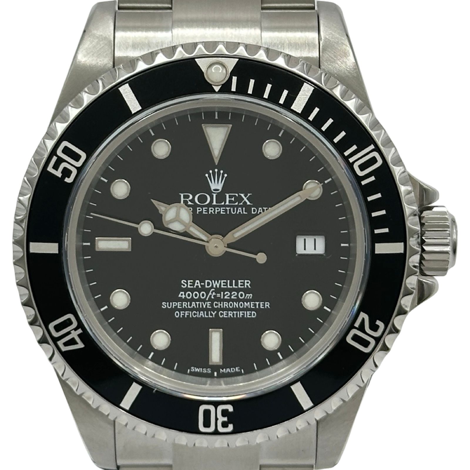 ロレックス ROLEX シードゥエラー 16600 ブラック ステンレススチール 自動巻き メンズ 腕時計