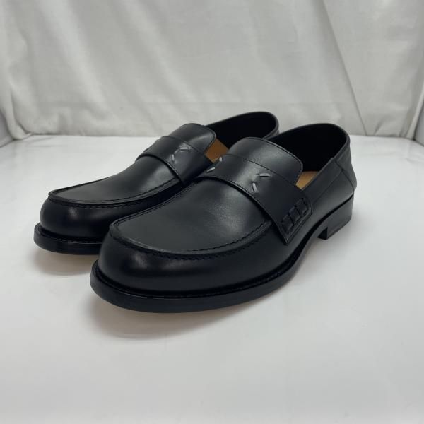 【中古】Maison Margiela ローファー シューズ 黒 靴カバー付き サイズ37(23.5cm-24.0cm相当) S58WR0090 メゾンマルジェラ[91]