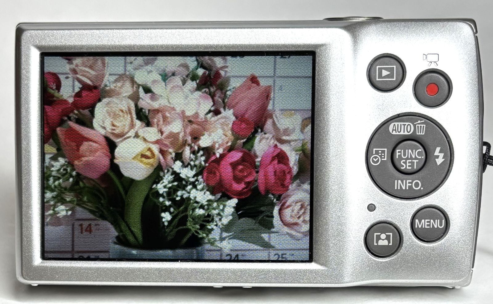 Canon IXY200 PC2333 HD 20MP 8x デジタルカメラ silver 基本動作確認