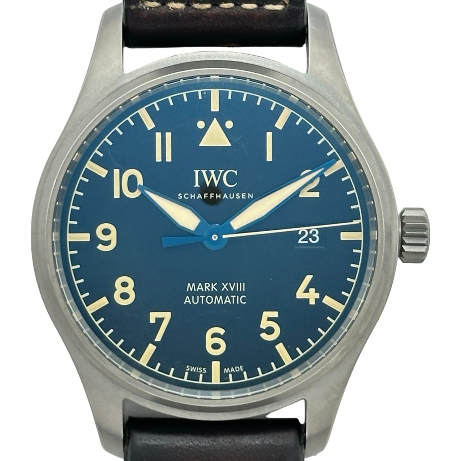 インターナショナルウォッチカンパニー IWC パイロットウォッチ マーク18 ヘリテージ IW327006 ブラック チタン 自動巻き メンズ 腕時計