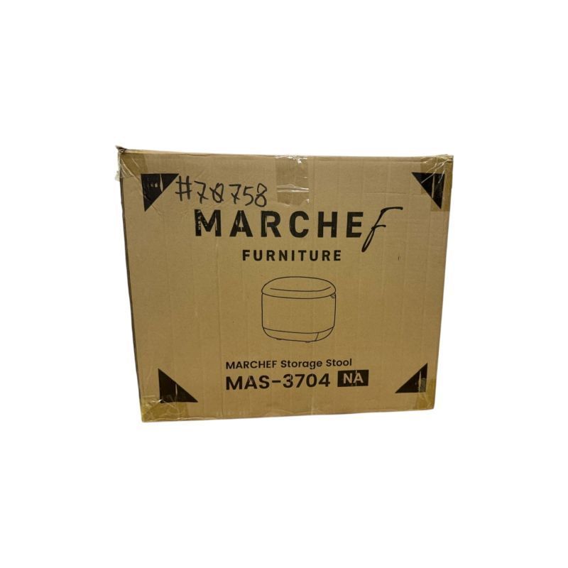 新品　未使用　 MARCHEF Storage Stool 　スツール ソファ オットマン 収納付き ベンチ 1人掛け ソファー チェア 椅子 腰掛け 収納スツール フタ付き マルシェフ　ファニチャー　全国送料無料※一部除く