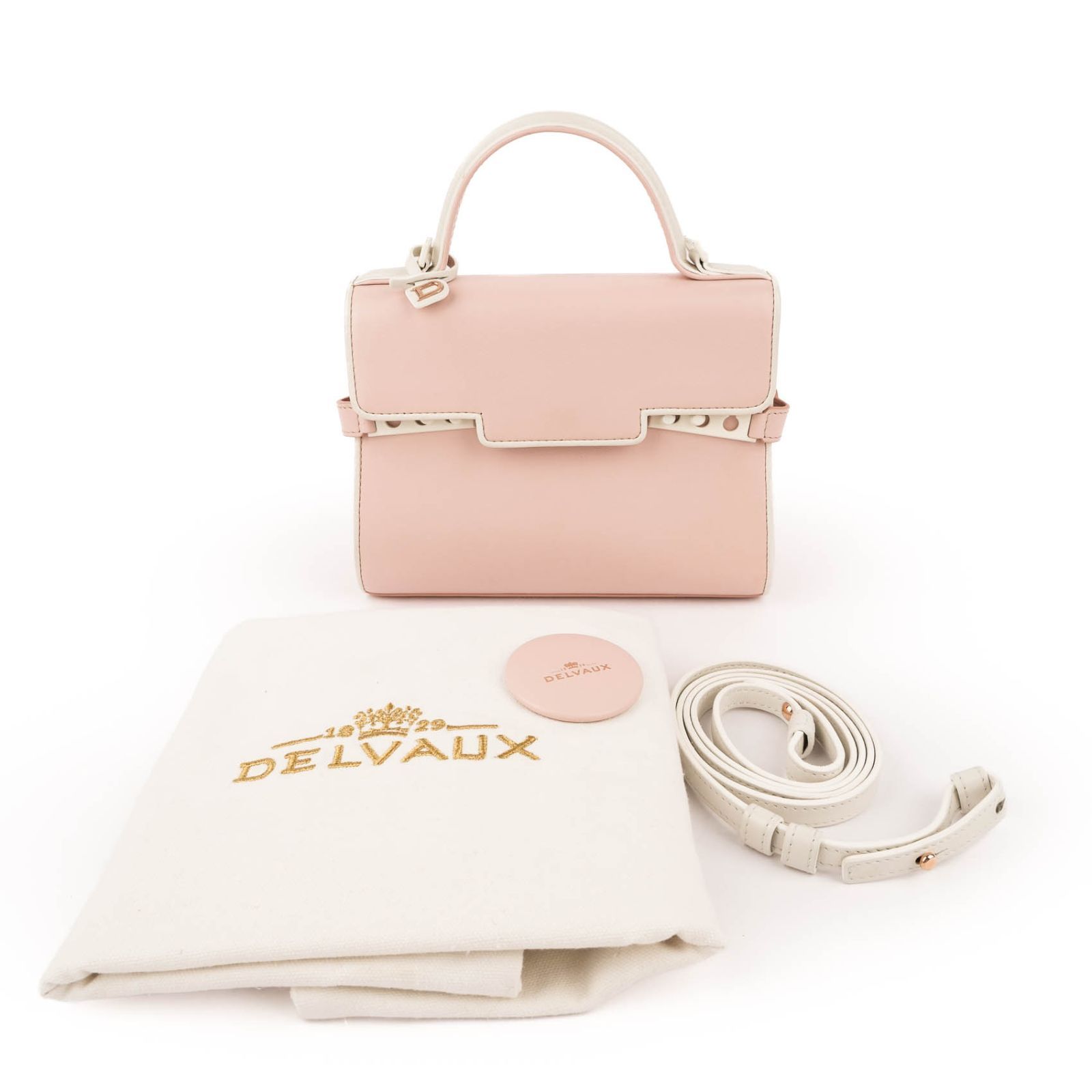 美品】デルヴォー DELVAUX タンペート ミニ カーフレザー 2WAY 