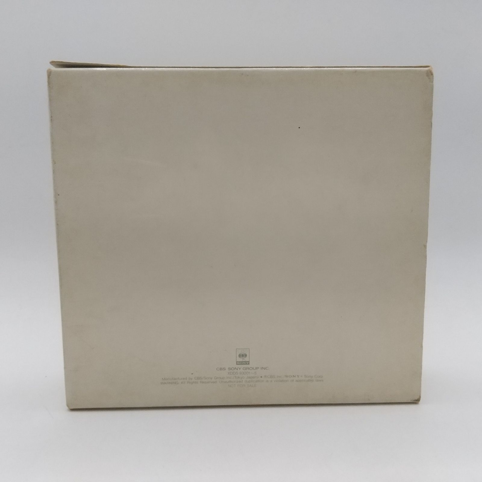 CBS/SONY GROUP 20TH ANNIVERSARY CD4枚組＋8cmCD 1988年 CBS/ソニー