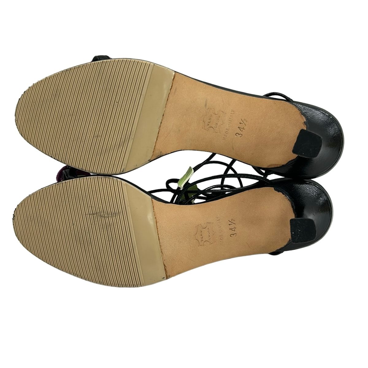 MANOLO BLAHNIK(マノロブラニク) サンダル 34 1/2 レディース - 黒 