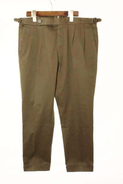 ジーティーアー GTA WAIST COMFORT BAND KHAKI サイズ 50 E10C01-T ウエスト コンフォート バンド コーデュロイ パンツ 【ブランド古着ベクトル】【中古】●260520