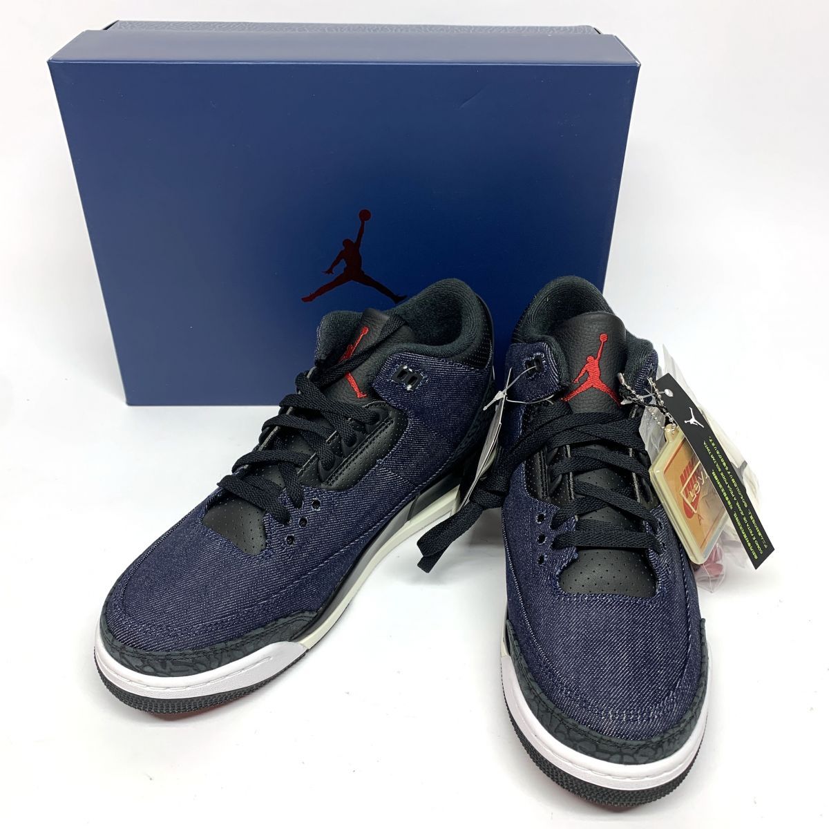 【新古品】 NIKE リーバイス × ナイキ AIR JORDAN 3 RTR LSC INDIGO SP エア ジョーダン 28.0cm IH7959-400 箱あり 【津山店】