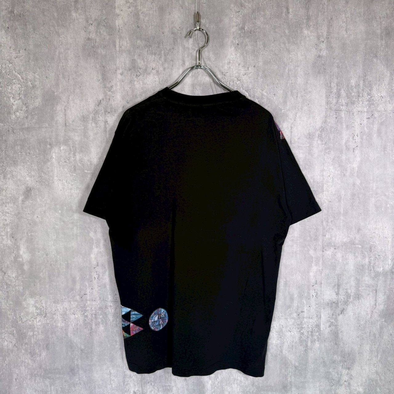 1623 美品✨ ストーンアイランド Tシャツ 半袖 グラフィックプリント 黒色