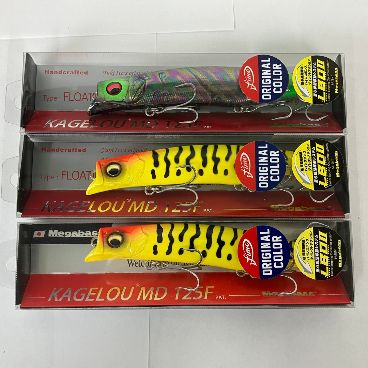 KAGELOU MD 125F ルアー3個セット カゲロウ 釣り具 ルアーおまとめ 中古 Y11260457