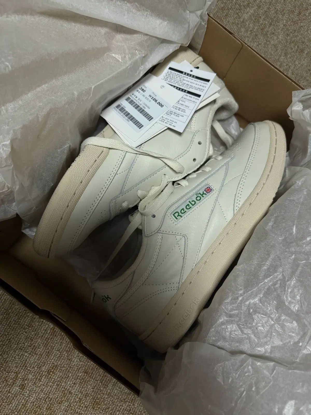 リーボック REEBOK クラブ ヴィンテージ レトロ 280 出品 新品 フルセット