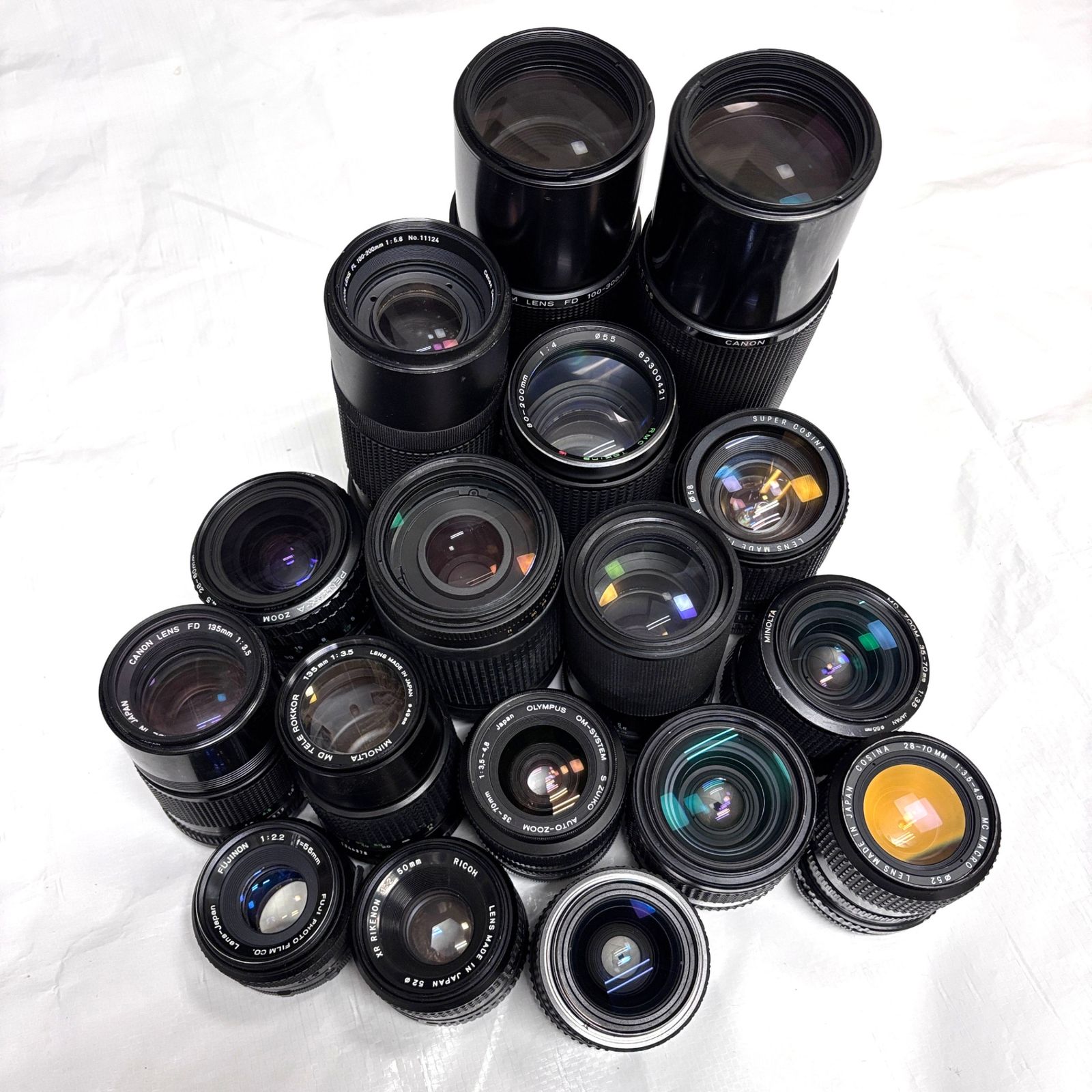 【まとめ】Canon など マニュアルレンズ 16本セット #T622