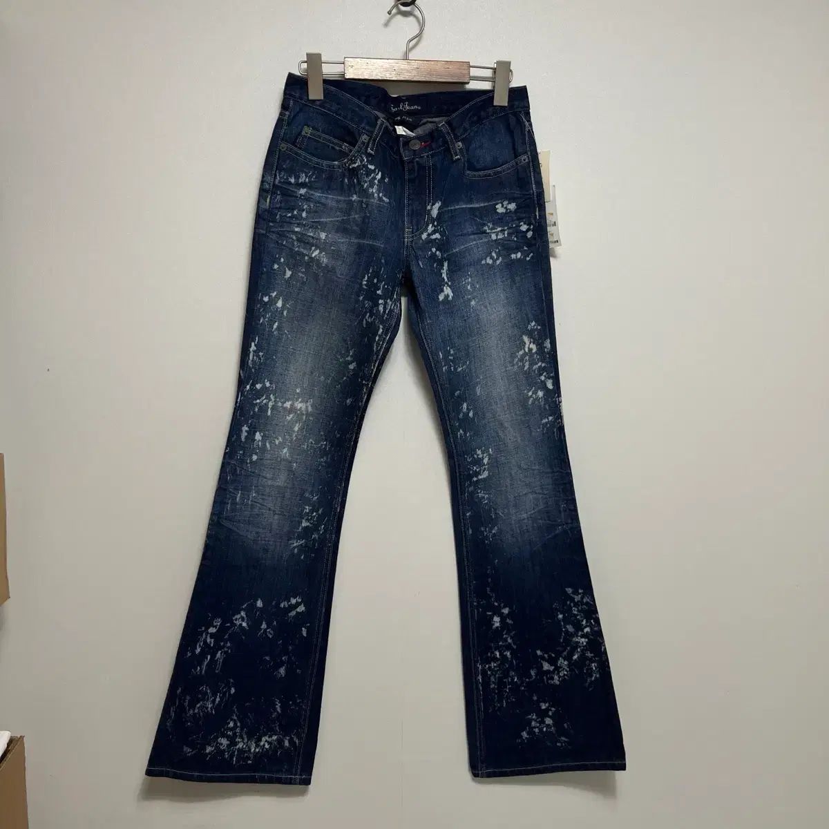 Earl Jean（アールジーン） デニム フラッシュ ウォッシュ ブーツカット ジーンズ 27 新品