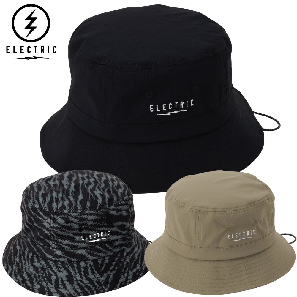 【ELECTRIC /エレクトリック】ハット バケットハット パッカブル/PACKABLE HAT E25SC08|メンズ レディース 撥水 アウドドア 釣り キャンプ ゴルフ ストリート スケーター