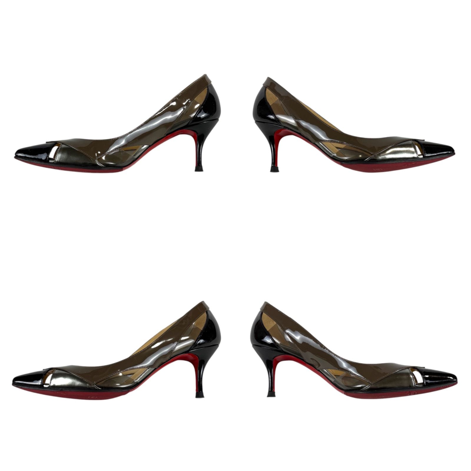 クリスチャンルブタン Christian Louboutin バイカラー ハイヒール