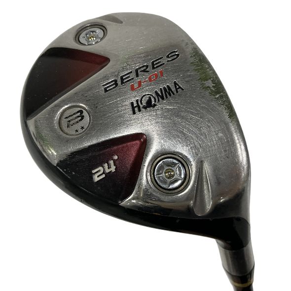 HONMA ホンマ BERES ベレス U-01 24° フレックスR ユーティリティ ゴルフ 中古 B11213072 9,086円