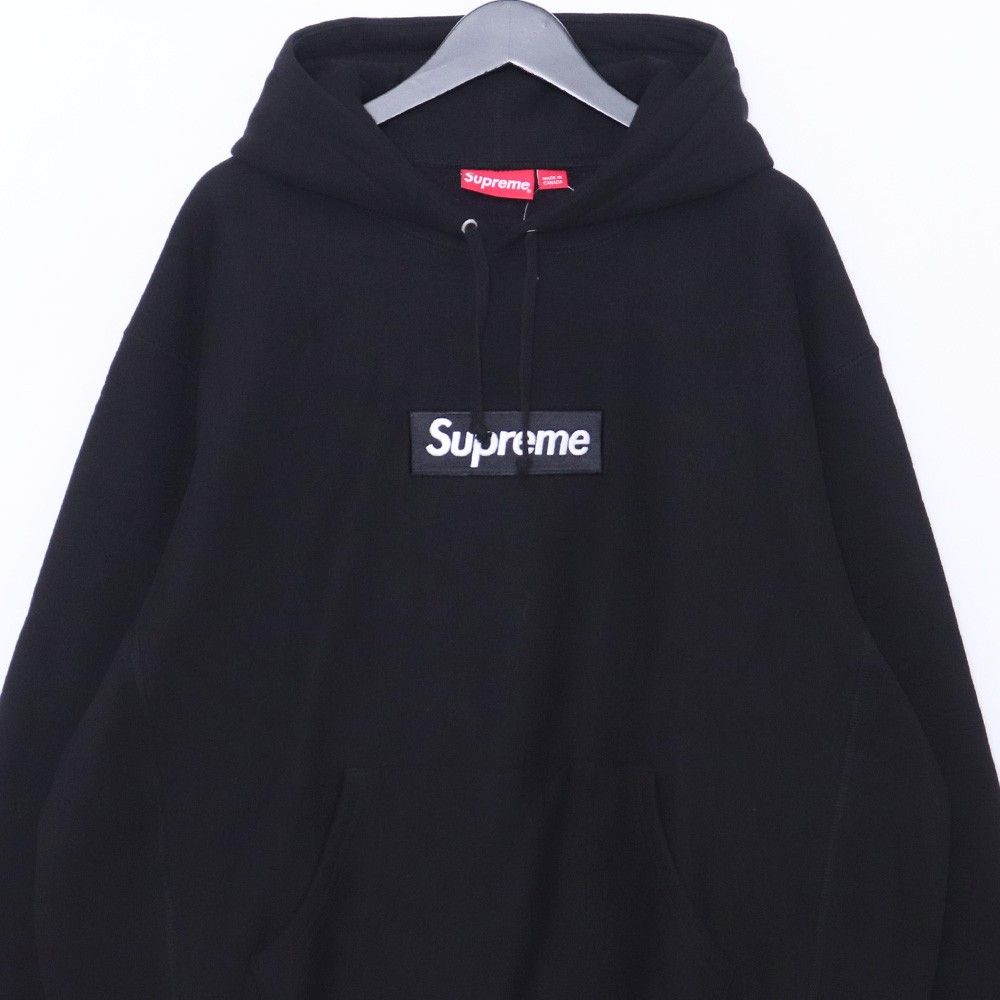未使用 SUPREME Box Logo Hooded Sweatshirt Lサイズ ブラック - メルカリ