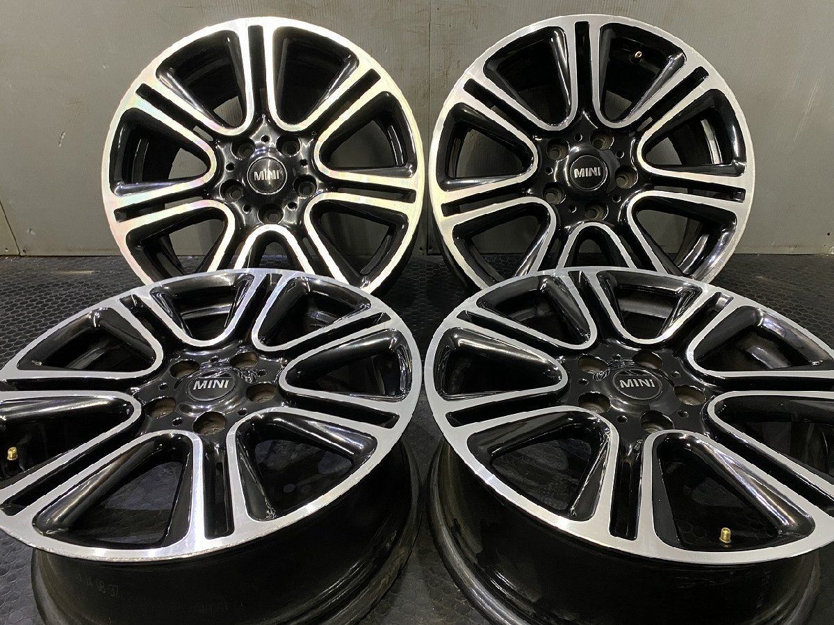 BMW R60/R61 MINIクロスオーバー JCW ジョンクーパーワークス 純正OPホイール 18インチ 4本 7.5J5HPCD120+52 ブラック 　(VHF628)