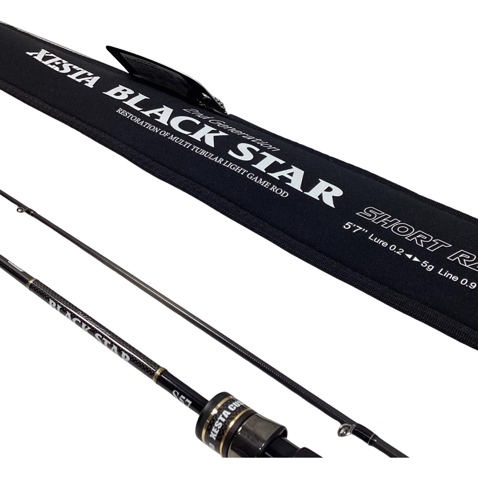 XESTA XESTA BLACK STAR 2nd ショートレンジバーサタイル S57 袋付 グリップに汚れ有