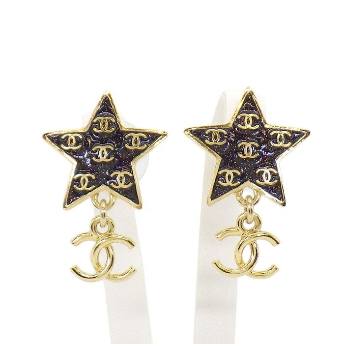 様々なシャネル CHANEL ピアス スターモチーフ ココマーク ABC697 C24C
