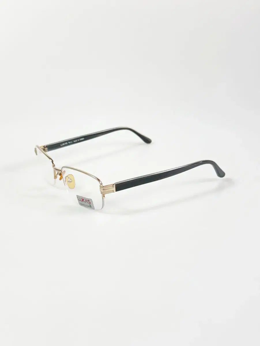 LUKAS PARIS GOLD ハーフリム Starship Square スタシ メタル ヴィンテージ メガネ