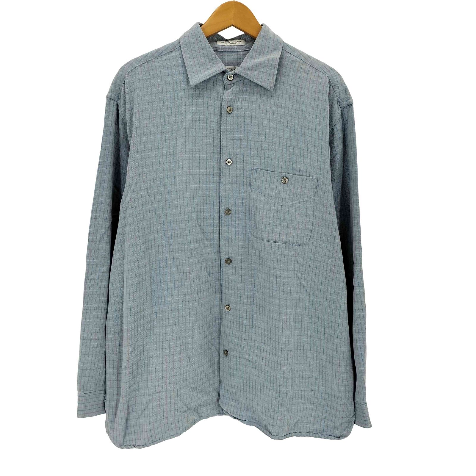 ジェフリービーン GEOFFREY BEENE GEO FFREY BEENE ジェフリービーン 90~00S コットンレーヨン ボックスシャツ メンズ import：M